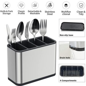 Organizador Escurridor Multifunción para Cubiertos de Cocina