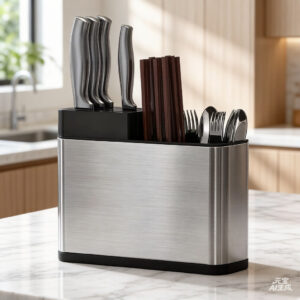 Organizador de Cubiertos y Utensilios de Cocina: Cuchillos, Cucharas