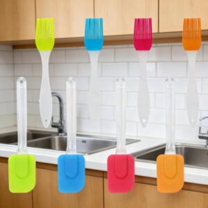 Set de 8 Brochas y Espátulas de Silicona Surtidas